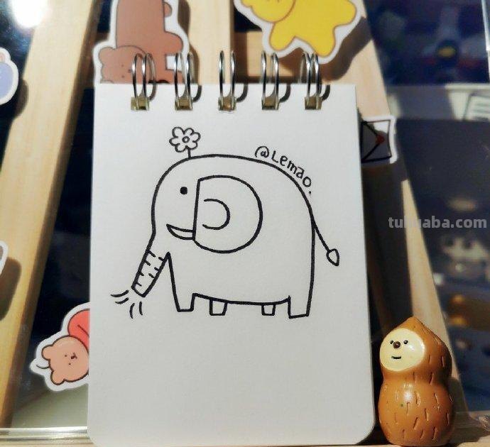 简笔画，萌萌的宠物