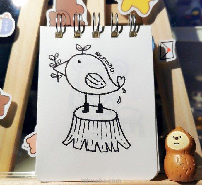 简笔画，萌萌的宠物