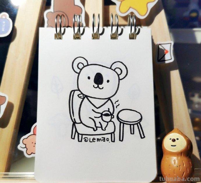 简笔画，萌萌的宠物