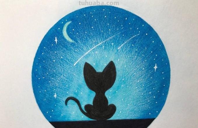 繁星美图用彩铅怎么画 怎么用彩铅画星空画？