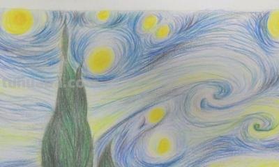 繁星美图用彩铅怎么画 怎么用彩铅画星空画？