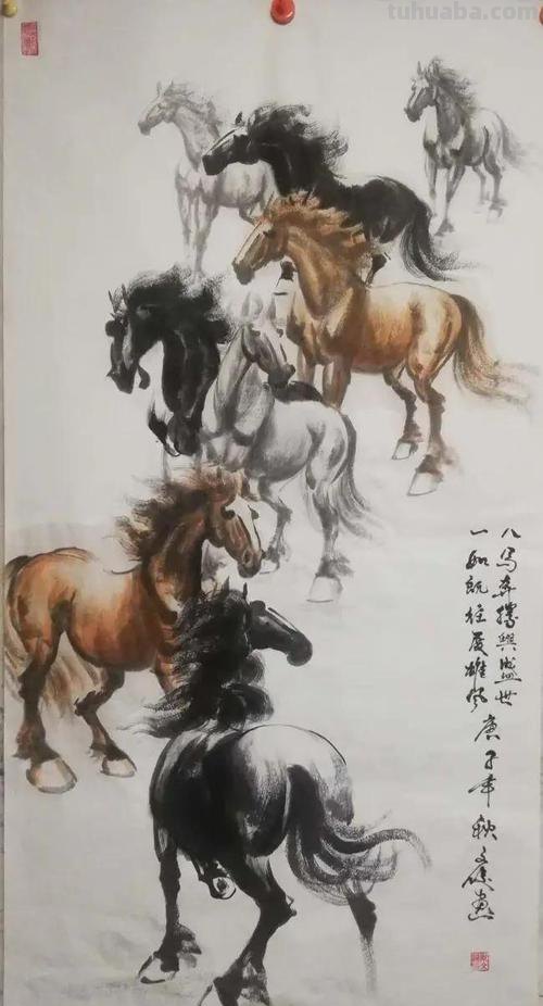 周文俊画马 周文俊画马多少钱