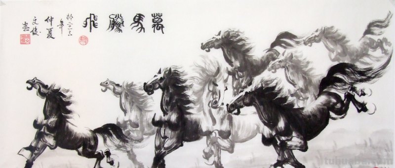 周文俊是怎样谈画马的