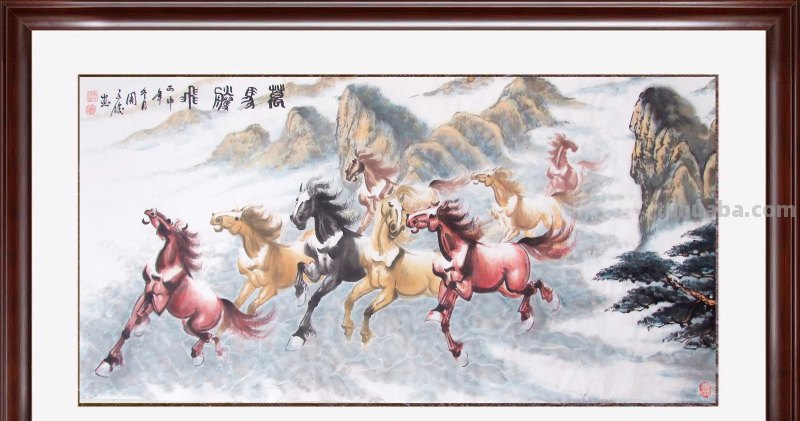 周文俊是怎样谈画马的