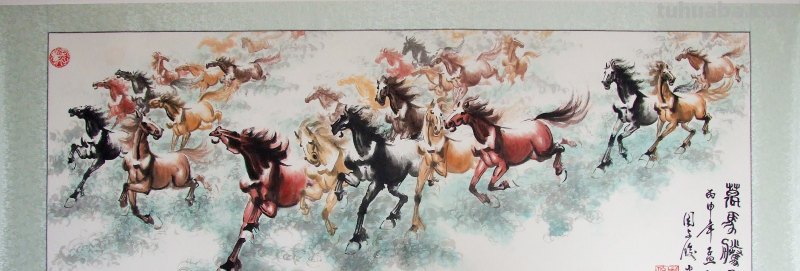 周文俊是怎样谈画马的