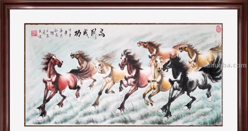 周文俊是怎样谈画马的