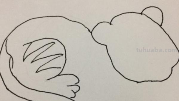 彩铅 老虎怎么画 简笔画 老虎的简笔画？