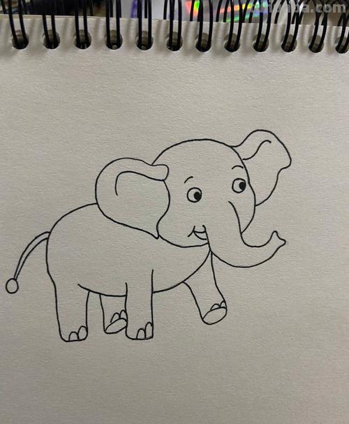 大象简笔画 大象简笔画图片大全