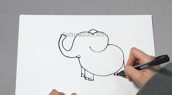 大象简笔画