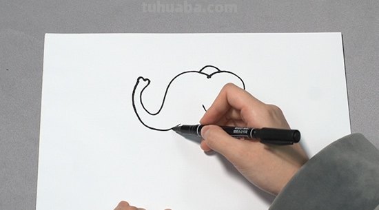 大象简笔画