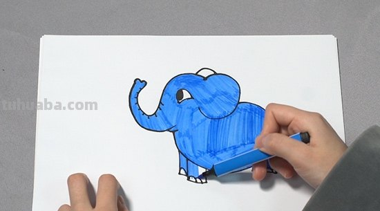大象简笔画