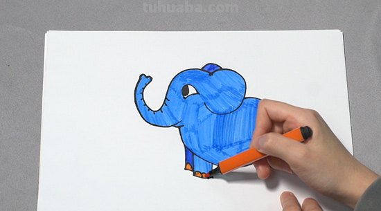 大象简笔画