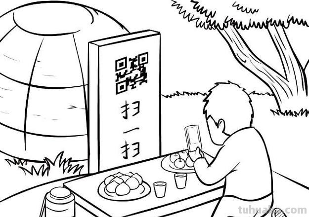清明祭祖速写 关于清明节的画有哪些？