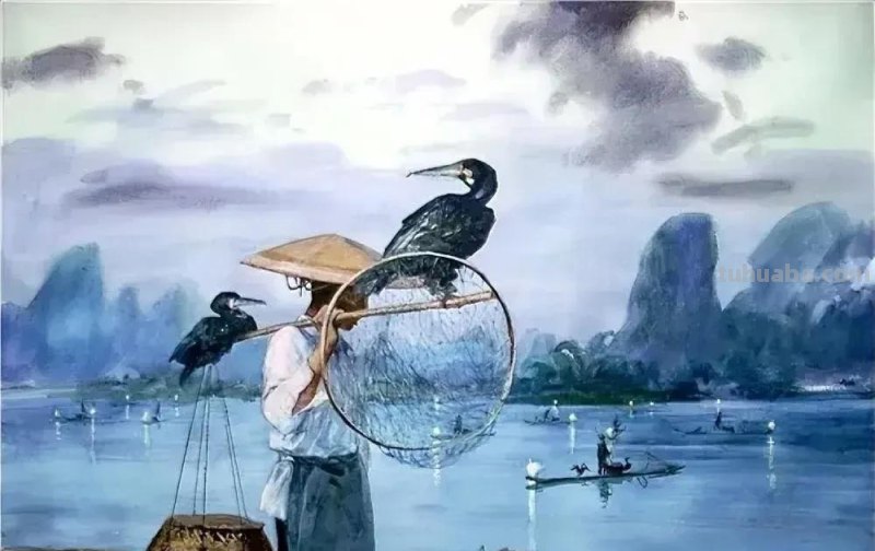 广东水彩画家陆铎生风景花卉静物作品选集