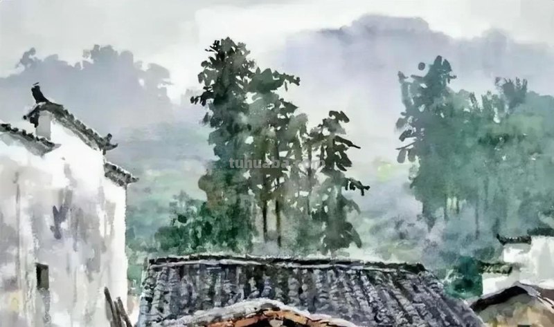 广东水彩画家陆铎生风景花卉静物作品选集
