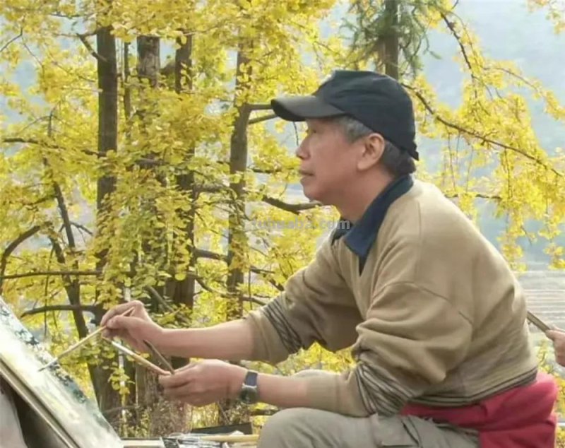 广东水彩画家陆铎生风景花卉静物作品选集