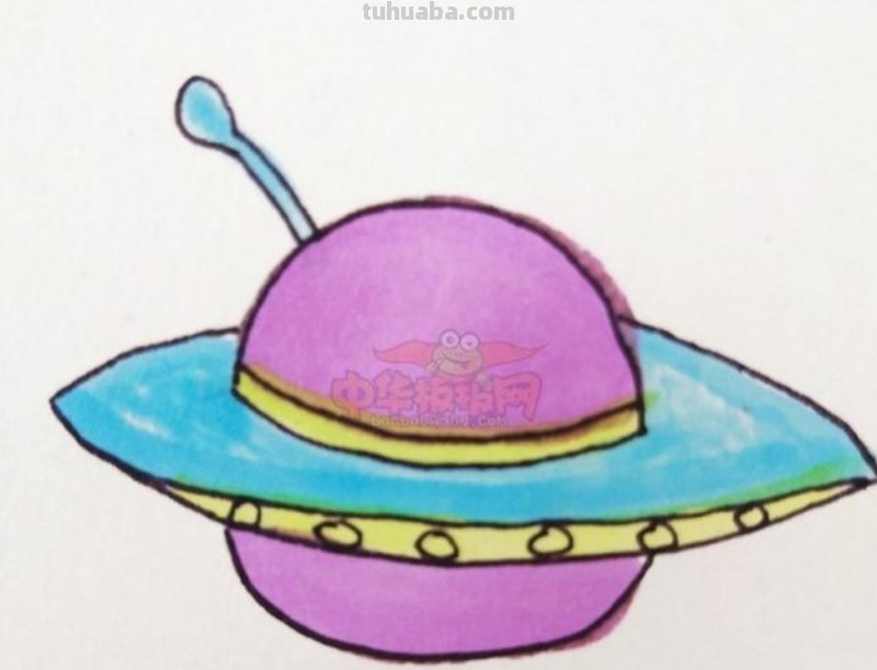 宇宙飞船怎么画简笔画 简笔画宇宙飞船的画法？