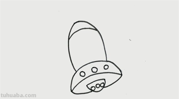 宇宙飞船怎么画简笔画 简笔画宇宙飞船的画法？