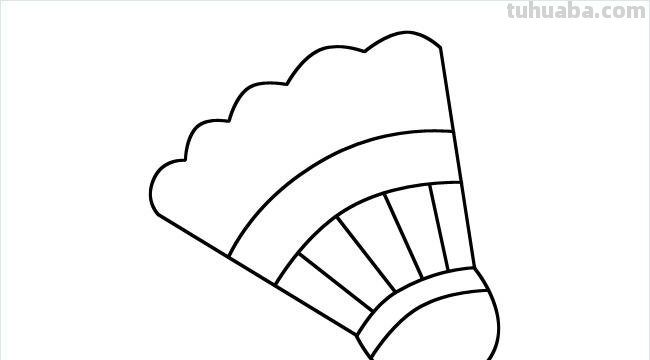 羽毛球怎么画简笔画 羽毛球绘画?