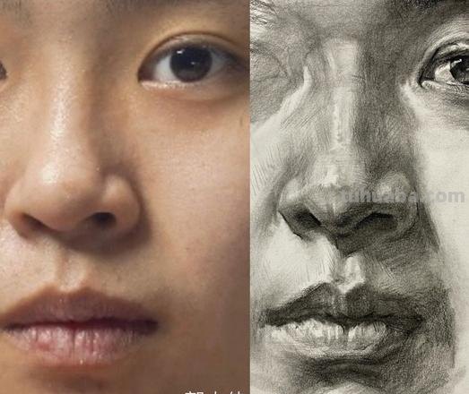 素描头像五官画法 素描头像五官画法步骤