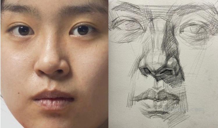 素描头像五官画法 素描头像五官画法步骤
