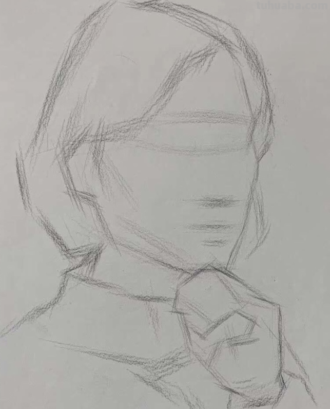 素描头像步骤及画法