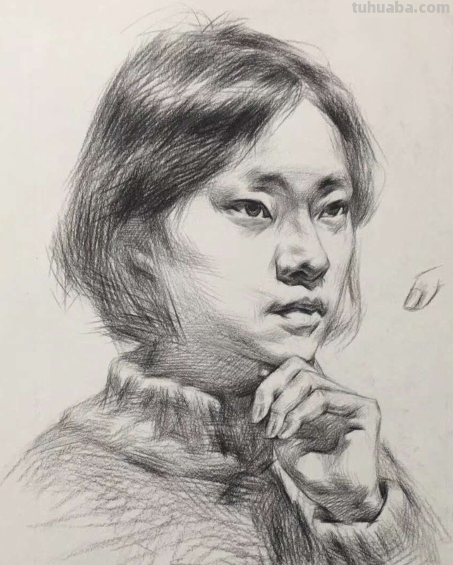 素描头像步骤及画法
