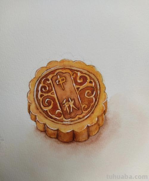 手绘月饼画 手绘月饼画法