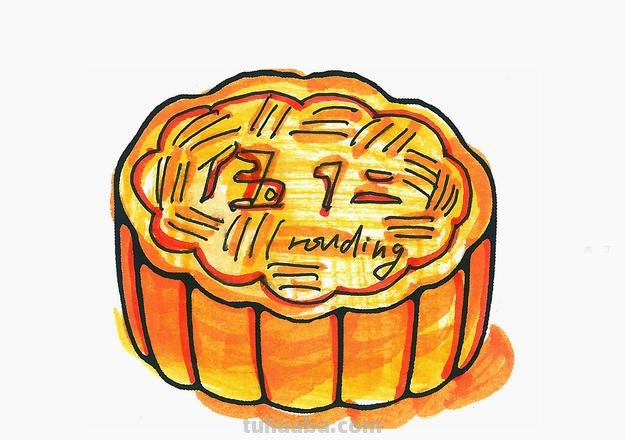 手绘月饼画 手绘月饼画法