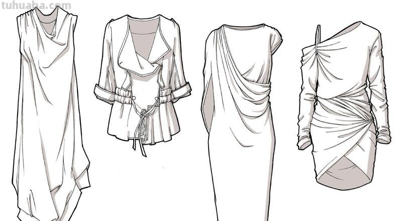 服装手绘教程步骤 服装手绘教程步骤图