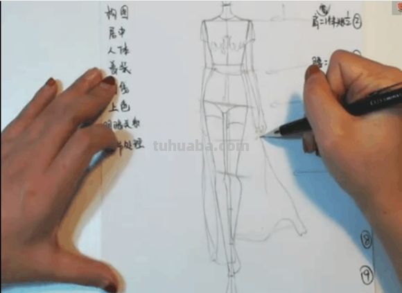 服装设计图该怎么画?