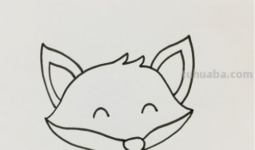 狐狸的头怎么画简笔画 怎么样画小动物简单的？