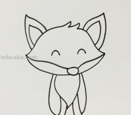 狐狸的头怎么画简笔画 怎么样画小动物简单的？