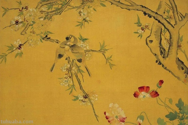 谁说魏晋时期找不到花鸟画？原来根本就没在纸上，而是在这些地方