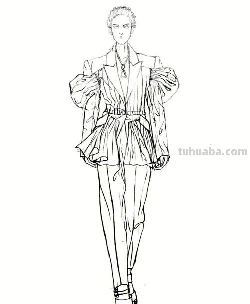 服装手绘教程 服装手绘教程视频