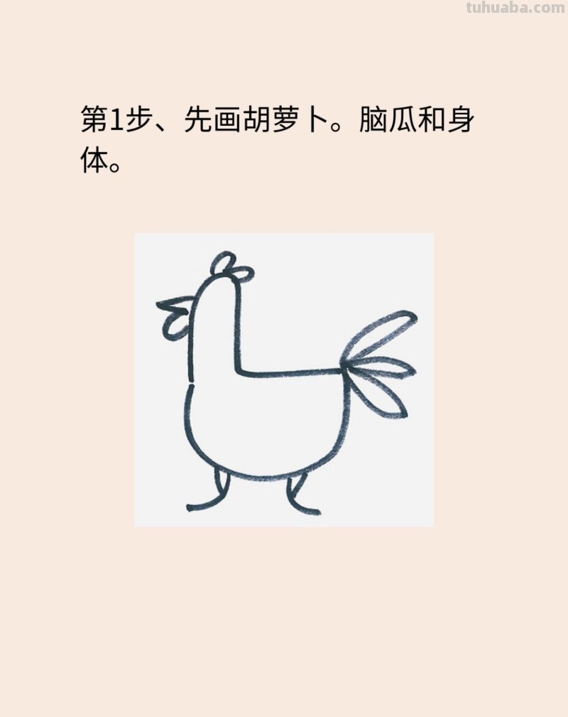 感恩节火鸡简笔画画法图片步骤