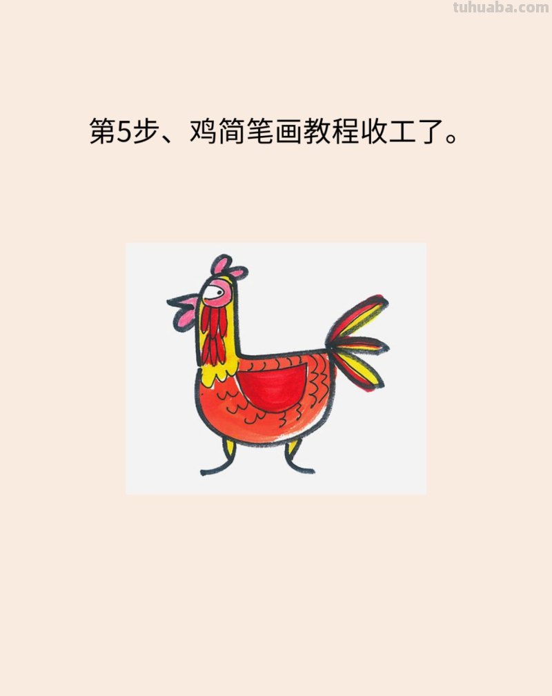 感恩节火鸡简笔画画法图片步骤