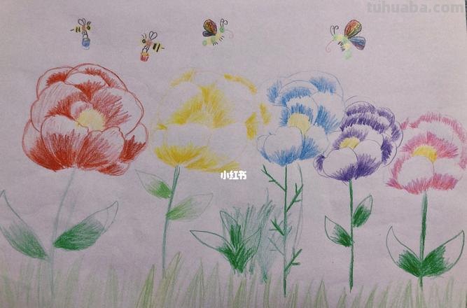 彩铅怎么画夏天的图片 怎么用彩铅画出四季花园?
