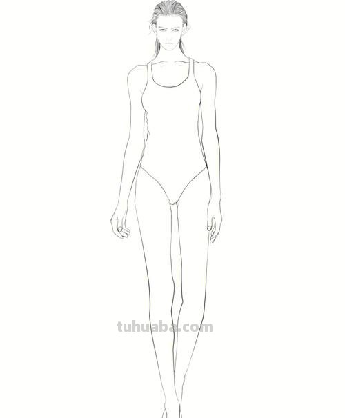 服装画人体线稿怎么画？宁波服装设计培训班