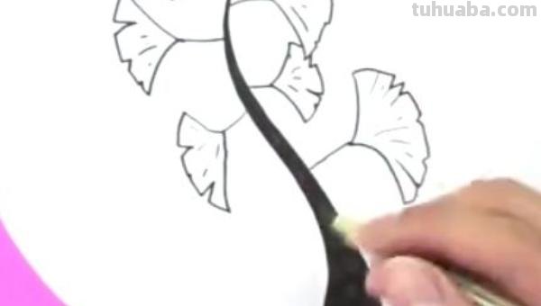 银杏怎么用彩铅画的 银杏树图片绘画？