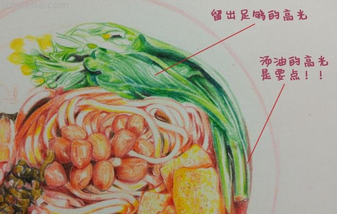 螺丝粉用彩铅怎么画 怎么用纸做螺蛳粉小摊?