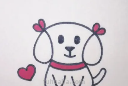 狗狗怎么画简笔画图片 怎么画简笔画可爱的小狗？