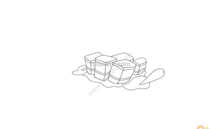 红烧肉怎么画简笔画 肉用简笔画怎么画?