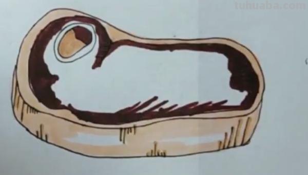 红烧肉怎么画简笔画 肉用简笔画怎么画？