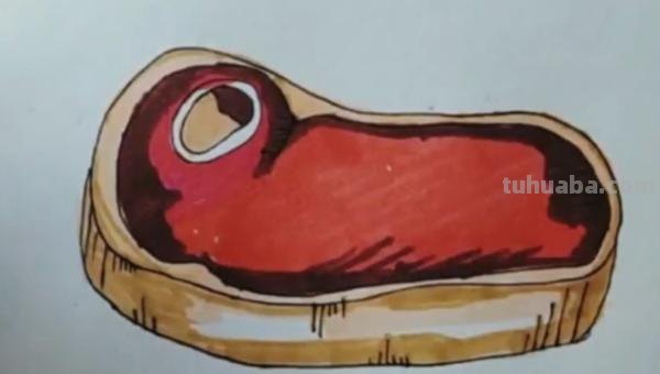 红烧肉怎么画简笔画 肉用简笔画怎么画？