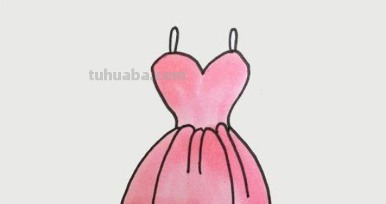 晚礼服怎么画