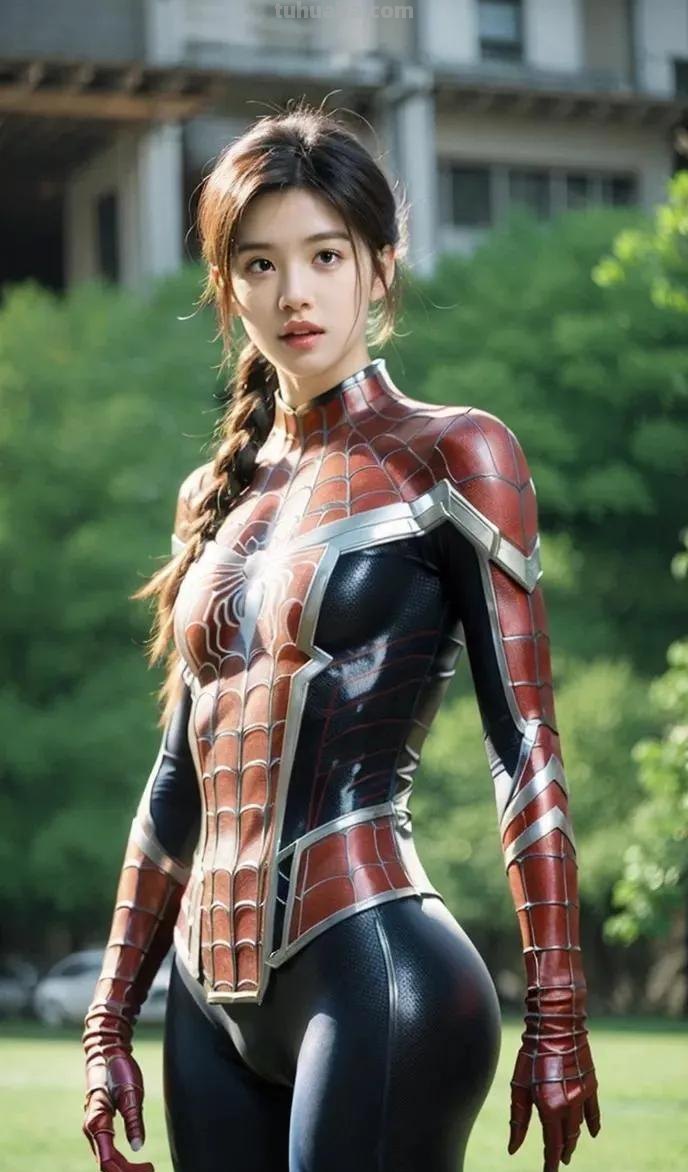 cosplay女蜘蛛侠，cosplay颜值天花板，美少女模仿秀写真图集