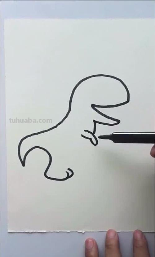 霸王龙怎么画简笔画 画霸王龙最简单的方法?
