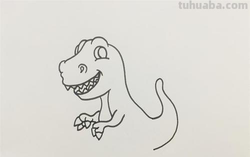 霸王龙怎么画简笔画 画霸王龙最简单的方法?