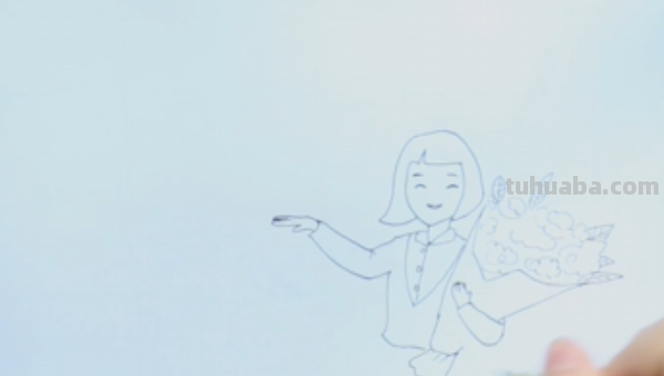 敬爱老师的画怎么画